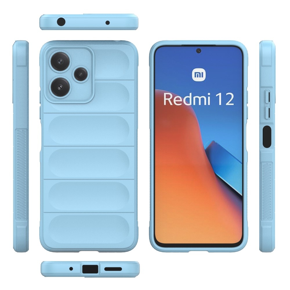Rugg odolný gelový obal na Xiaomi Redmi 12 5G - světlemodrý