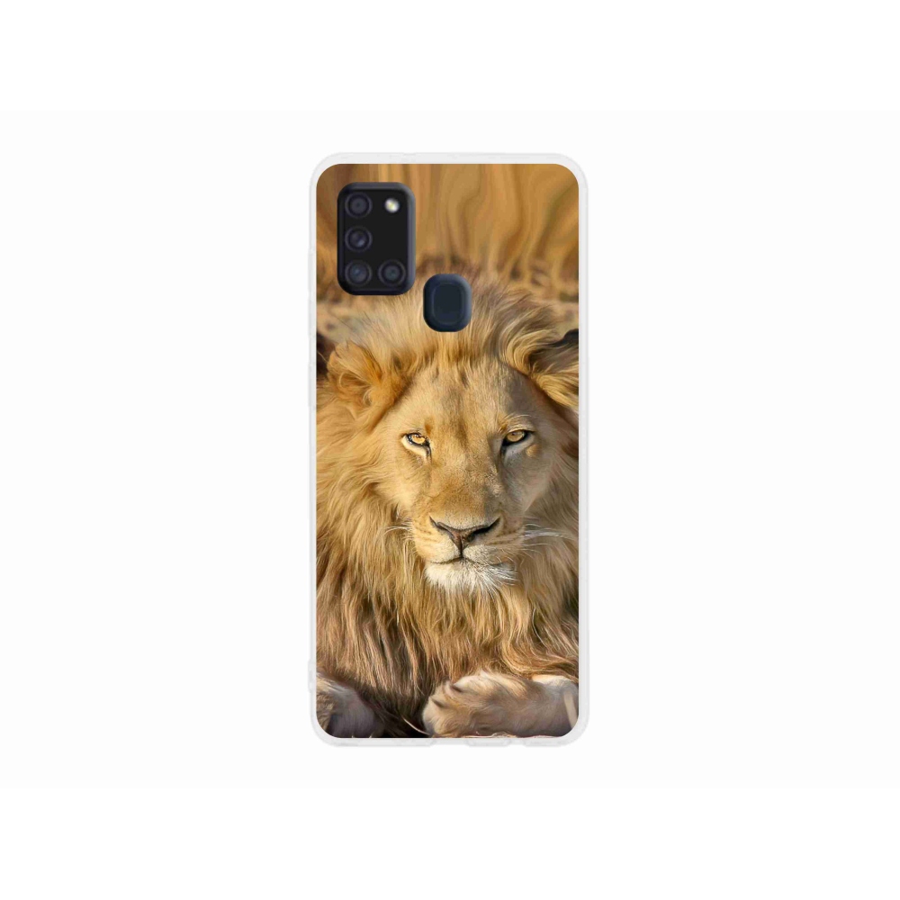Gelový kryt mmCase na Samsung Galaxy A21s - lev 2