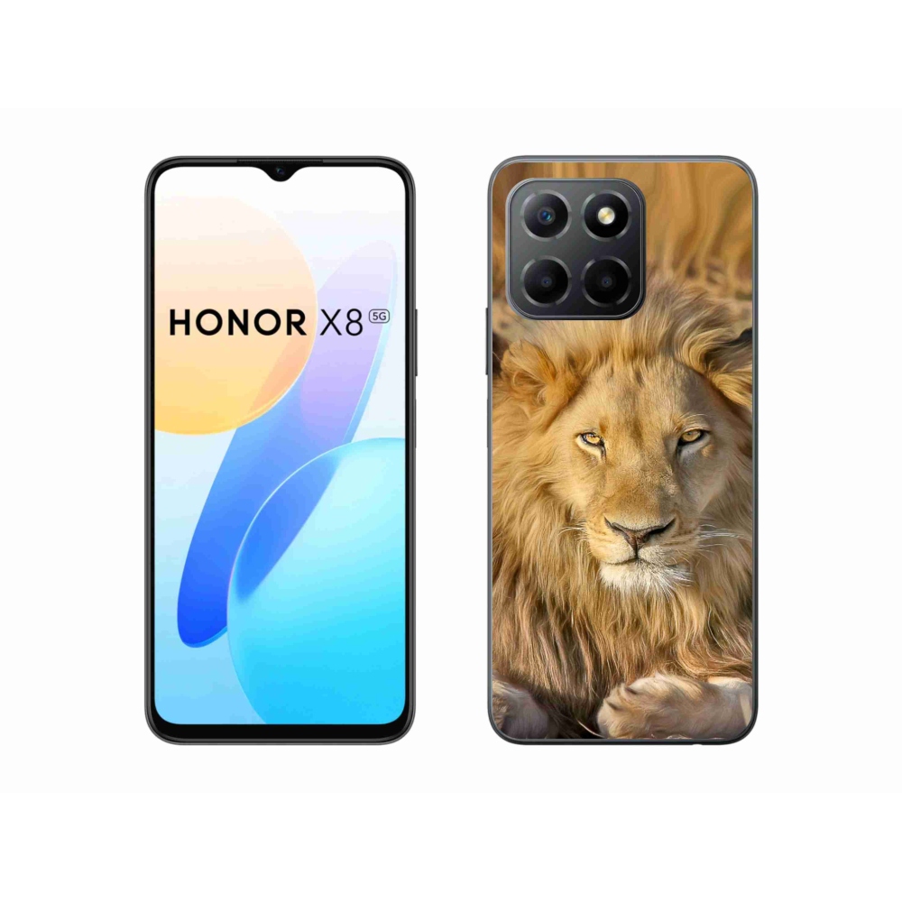 Gelový kryt mmCase na Honor X8 5G - lev 2