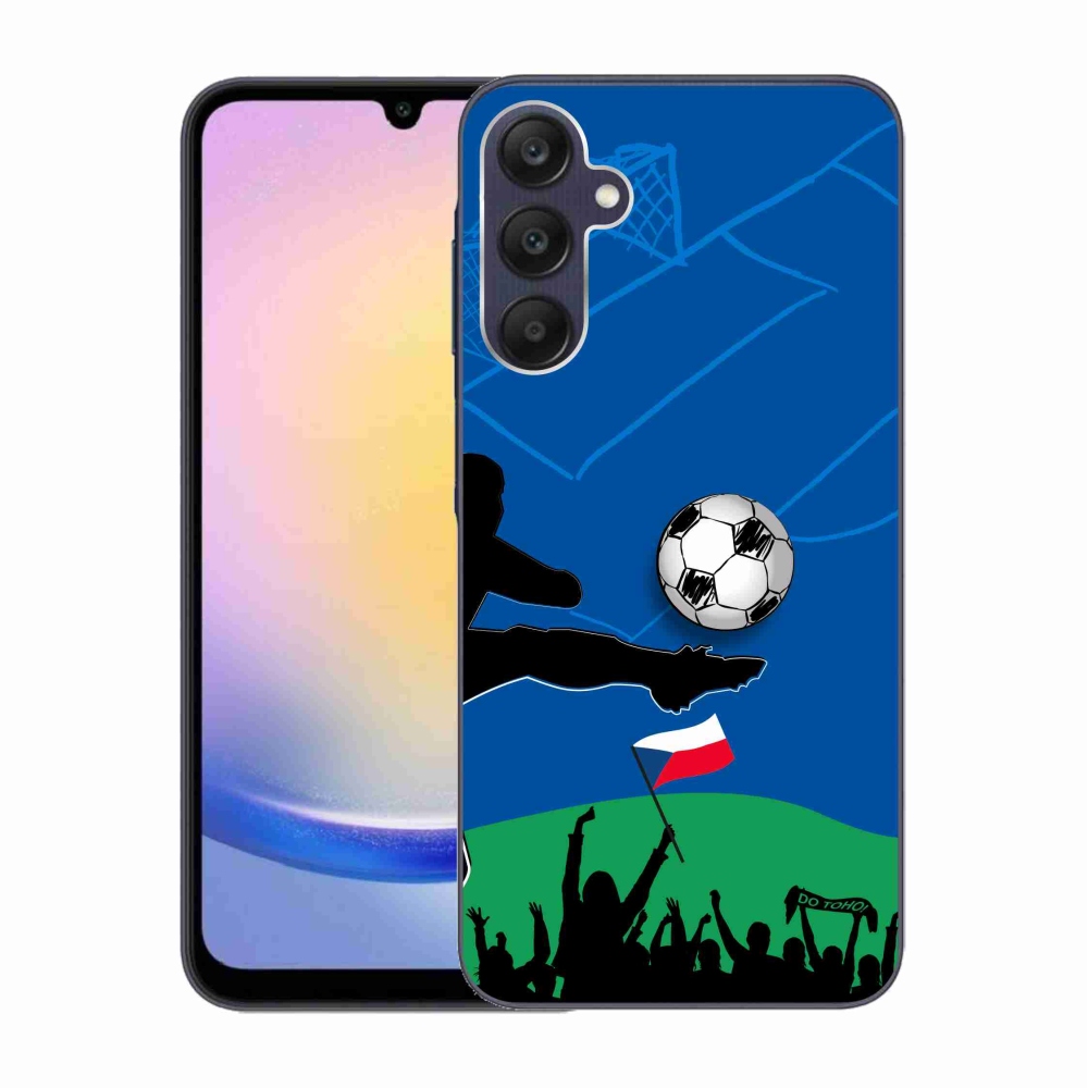 Gelový kryt mmCase na Samsung Galaxy A25 5G - fanoušci fotbalu