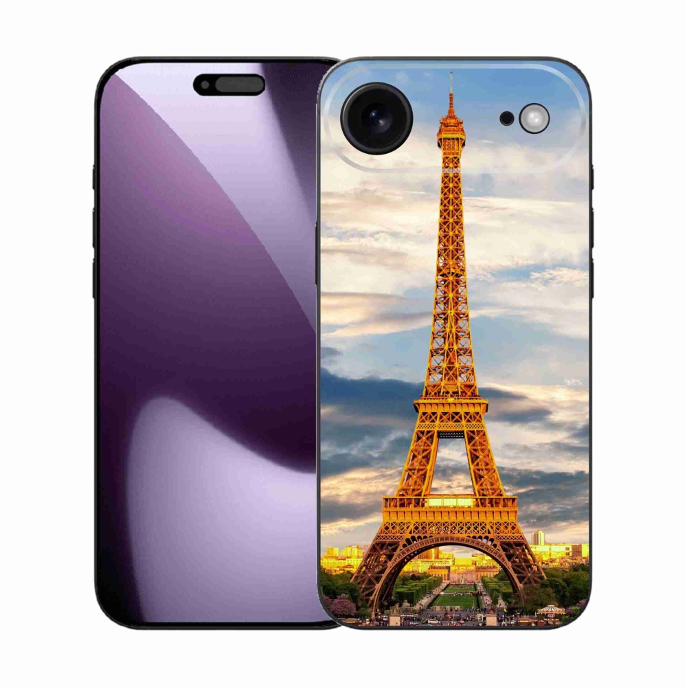 Gelový kryt mmCase na iPhone 17 Air - eiffelova věž 3