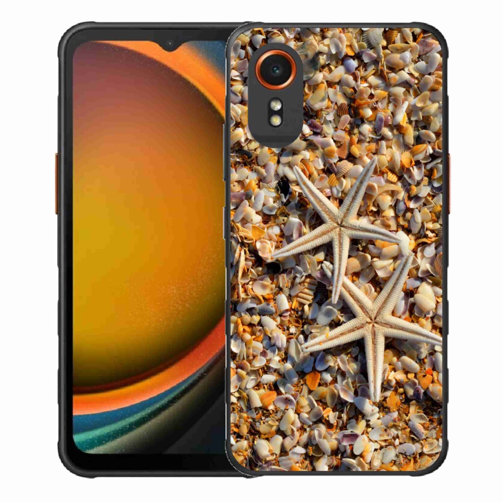 Gelový kryt mmCase na Samsung Galaxy Xcover 7 - mořské hvězdice