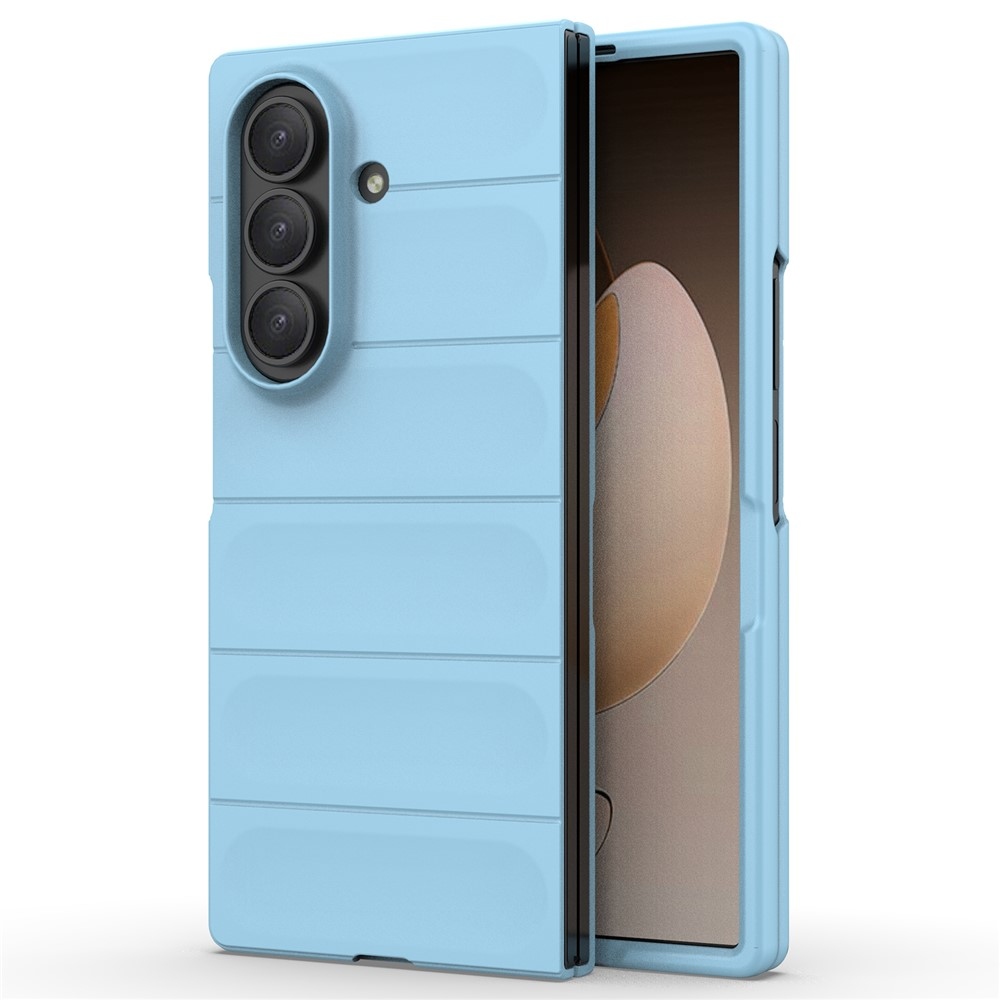 Rugg odolný gelový obal na Samsung Galaxy Z Fold7 5G - světlemodrý