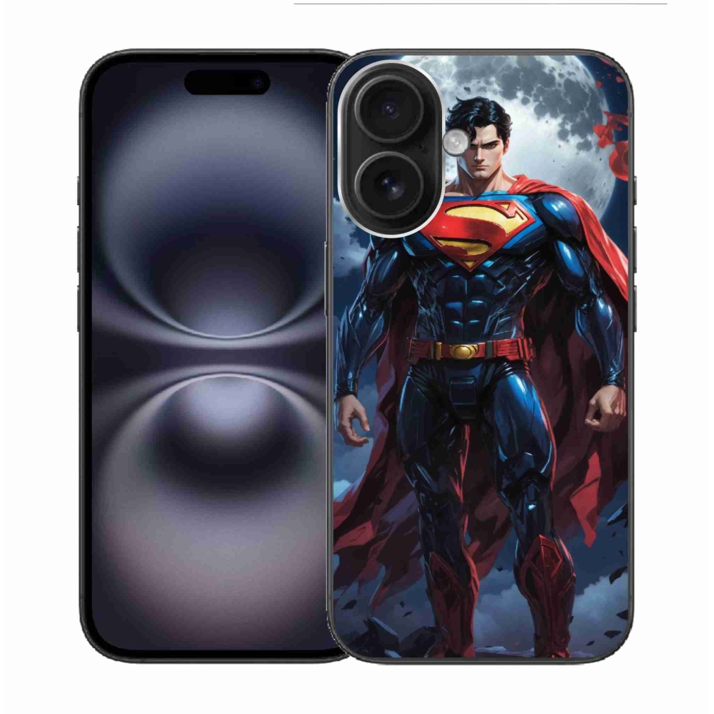 Gelový kryt mmCase na iPhone 16 - superman