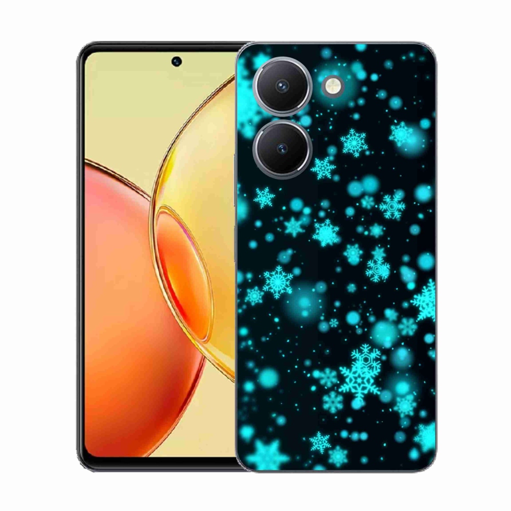 Gelový kryt mmCase na Vivo Y36 - sněhové vločky 1
