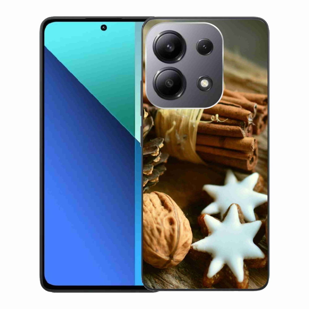 Gelový kryt mmCase na Xiaomi Redmi Note 13 - skořice a perníčky