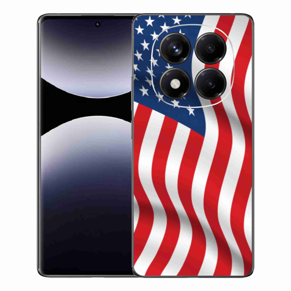 Gelový kryt mmCase na Xiaomi Redmi Note 14 Pro - USA vlajka