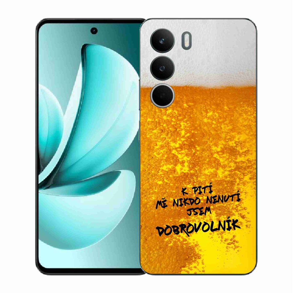 Gelový kryt mmCase na Realme C71 - pivní motiv 4