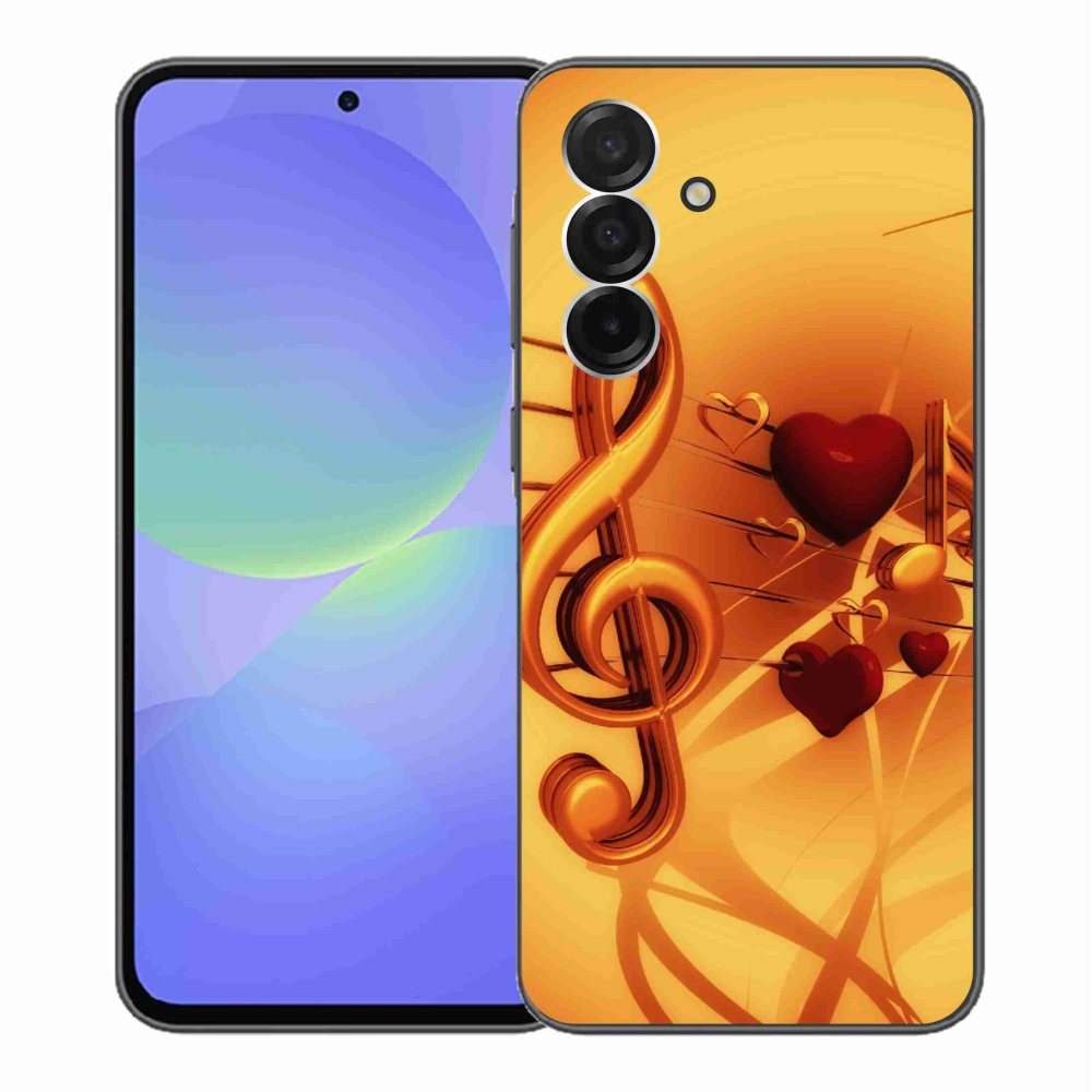 Gelový kryt mmCase na Samsung Galaxy A36 5G - noty