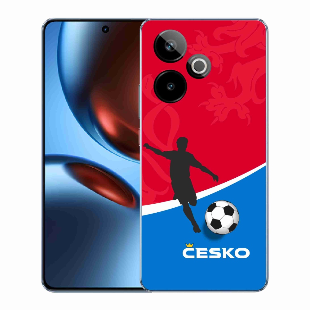 Gelový kryt mmCase na Realme GT 7 5G/GT 7T 5G - fotbal Česko