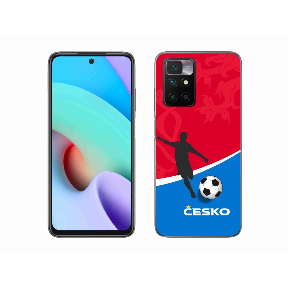 Gelový kryt mmCase na Xiaomi Redmi 10/Redmi 10 (2022) - fotbal Česko
