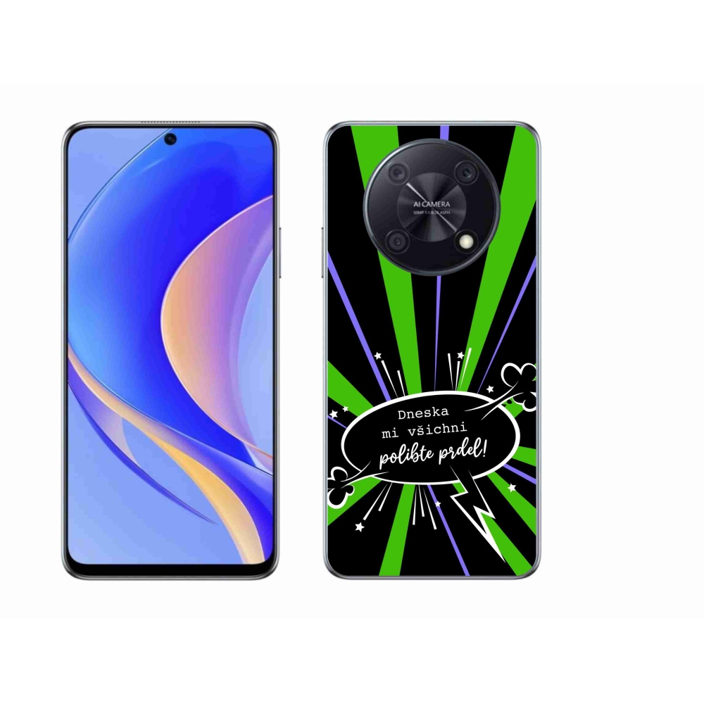 Gelový kryt mmCase na Huawei Nova Y90 - vtipný text 15 černé pozadí