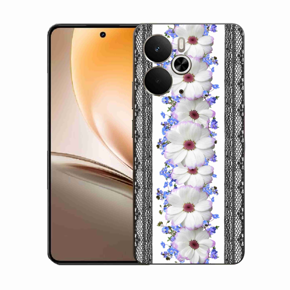Gelový kryt mmCase na Realme 14 5G - květiny 8