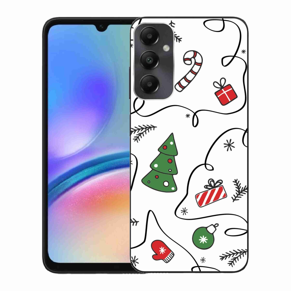 Gelový kryt mmCase na Samsung Galaxy A05s - vánoční motivy