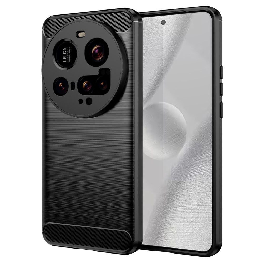 Carbon odolný gelový obal na Xiaomi 15 Ultra - černý