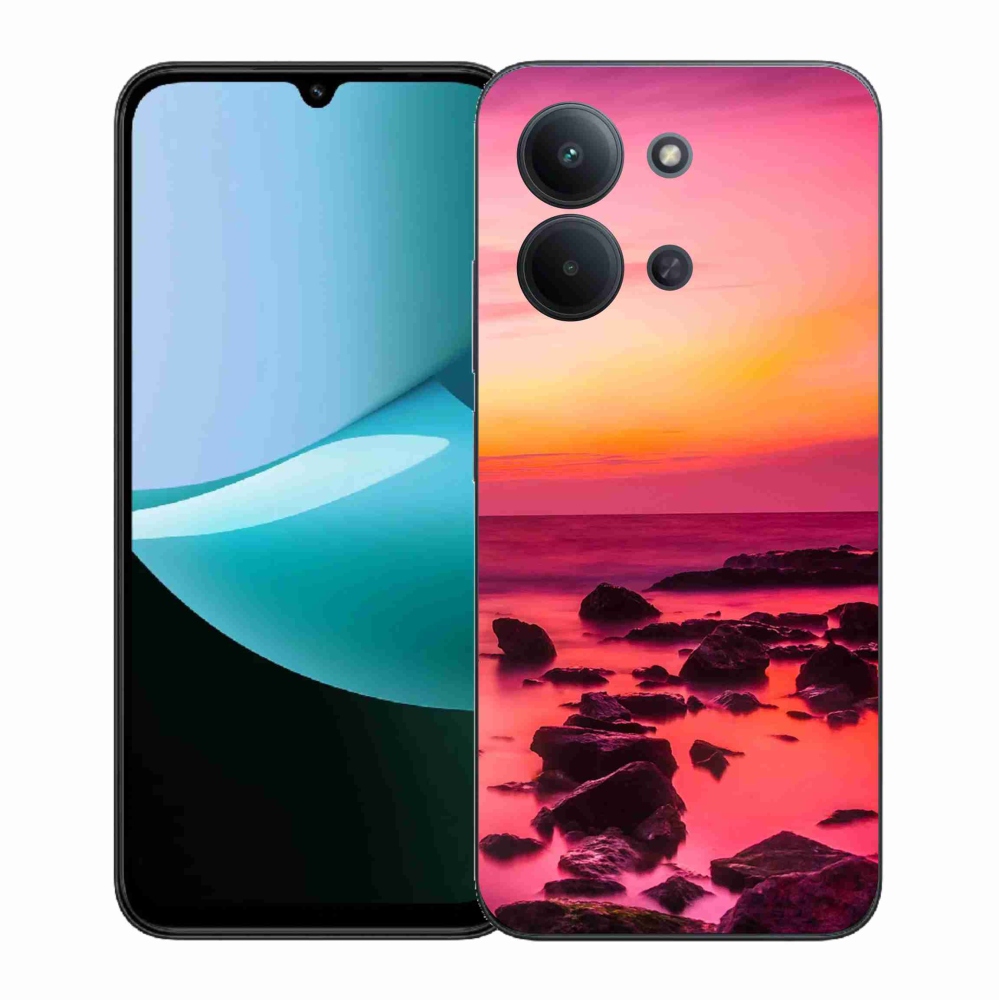 Gelový kryt mmCase na Xiaomi Redmi 15C 4G (171mm)/Poco C85 4G (171mm) - moře a záře