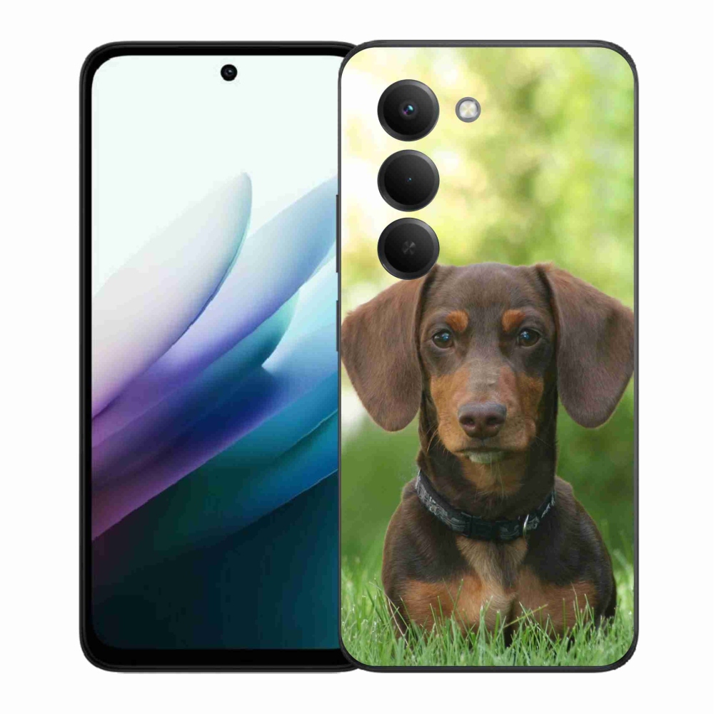 Gelový kryt mmCase na Xiaomi Redmi 15 4G/5G (171mm) - hnědý jezevčík