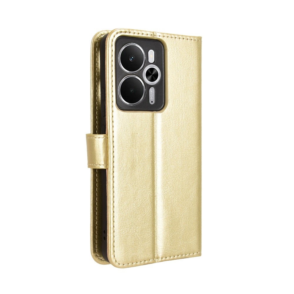 Crazy knížkové pouzdro na Realme 14 5G/14T 5G - zlaté