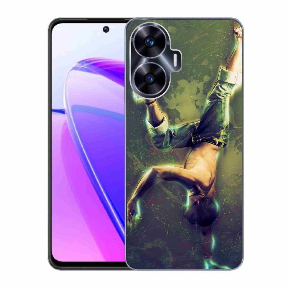 Gelový kryt mmCase na Realme C55 - breakdance