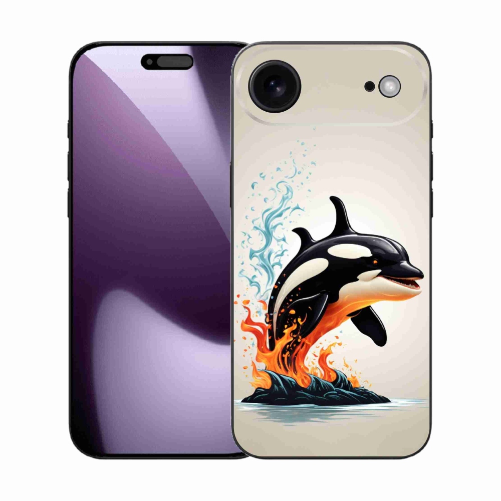 Gelový kryt mmCase na iPhone 17 Air - kosatka
