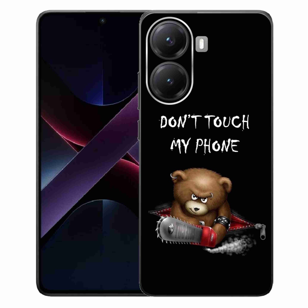 Gelový kryt mmCase na Xiaomi Poco X7 Pro 5G - nesahej na telefon