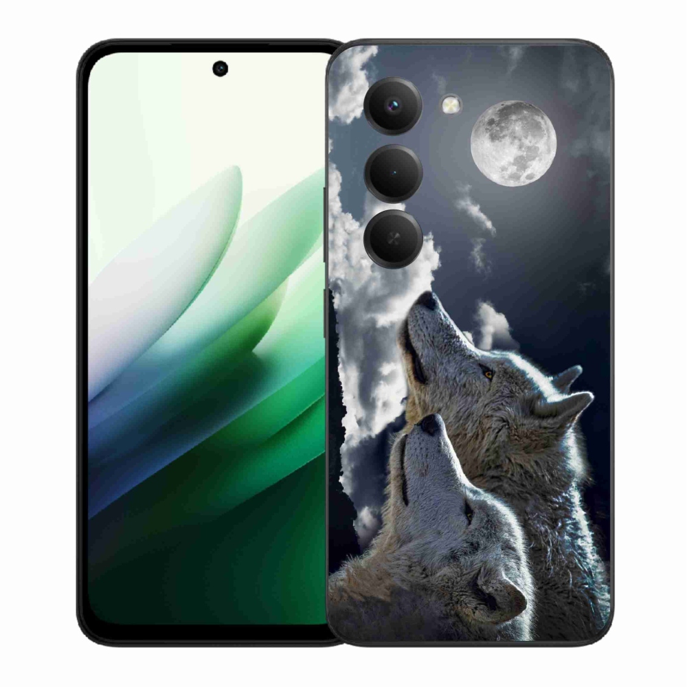 Gelový kryt mmCase na Xiaomi Redmi 15 5G (169mm) - vlci