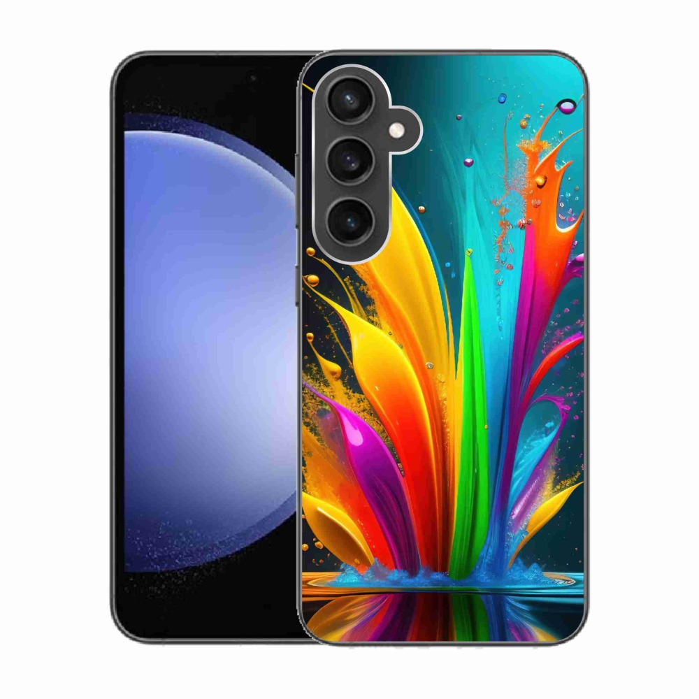 Gelový kryt mmCase na Samsung Galaxy S23 FE - abstraktní motiv 1