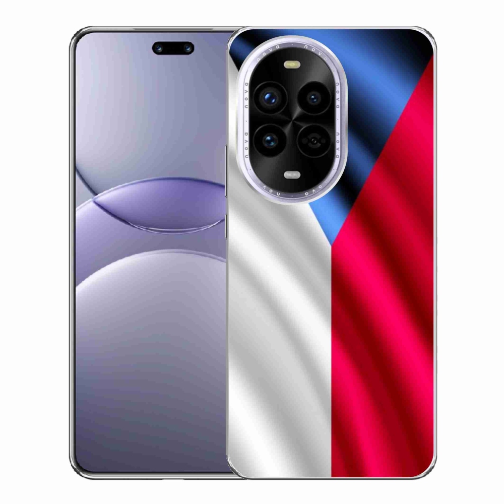 Gelový kryt mmCase na Huawei Nova 13 Pro 5G - česká vlajka