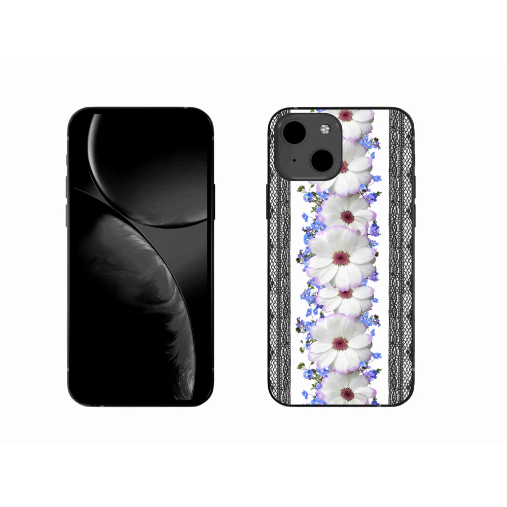 Gelový kryt mmCase na iPhone 13 6.1 - květiny 8