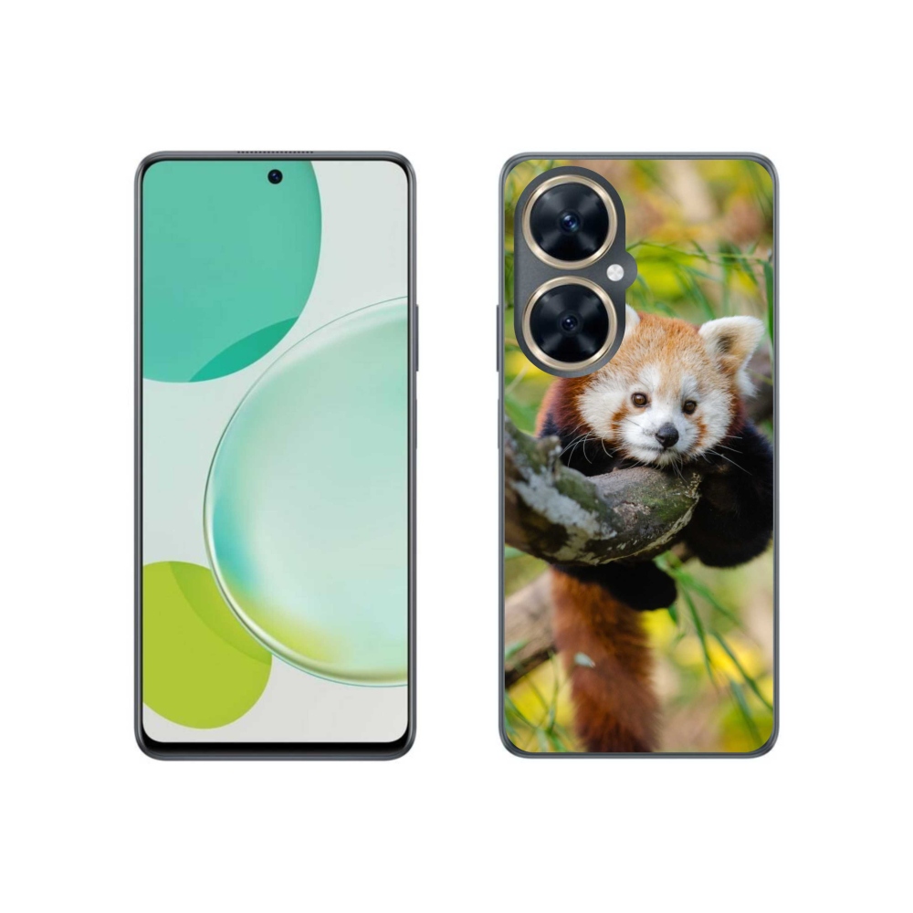 Gelový kryt mmCase na Huawei Nova 11i - panda červená