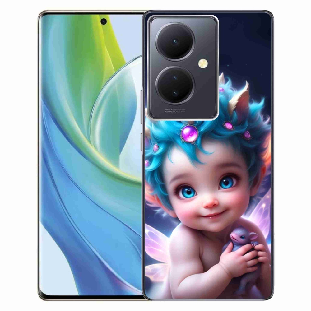 Gelový kryt mmCase na Vivo V29 Lite 5G - dítě s motýlími křídly