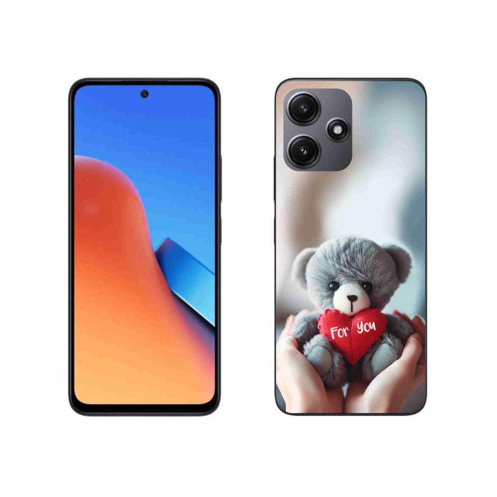 Gelový kryt mmCase na Xiaomi Redmi 12 5G - medvídek pro zamilované