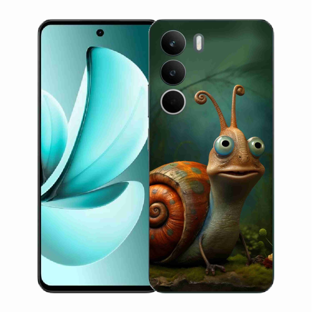 Gelový kryt mmCase na Realme C71 - šnek
