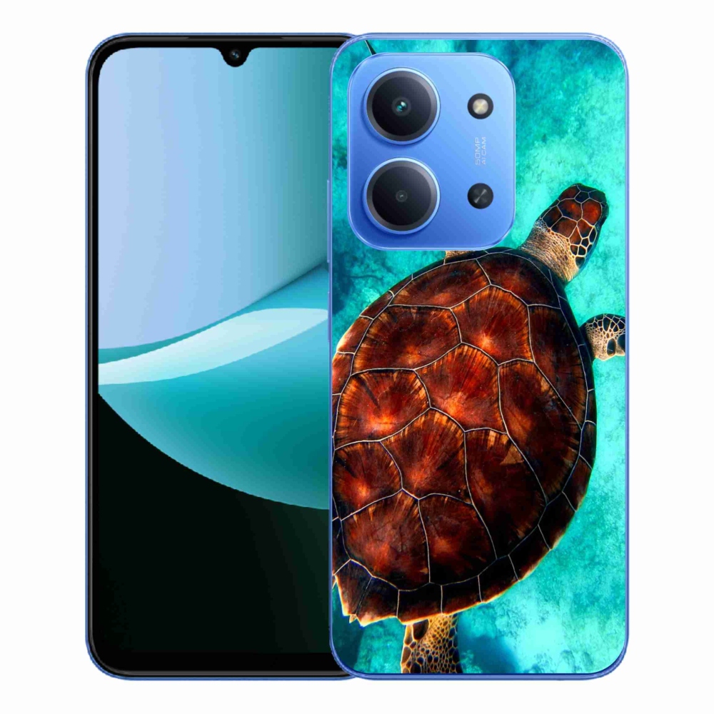 Gelový kryt mmCase na Xiaomi Redmi 15C 4G/5G (173mm) - želva