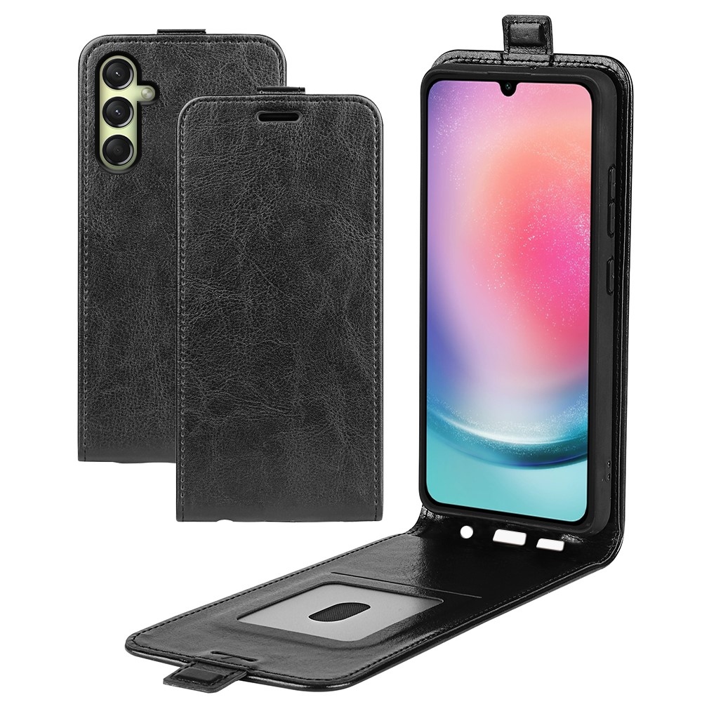 Vertical knížkové pouzdro na Samsung Galaxy A16 4G/5G - černé