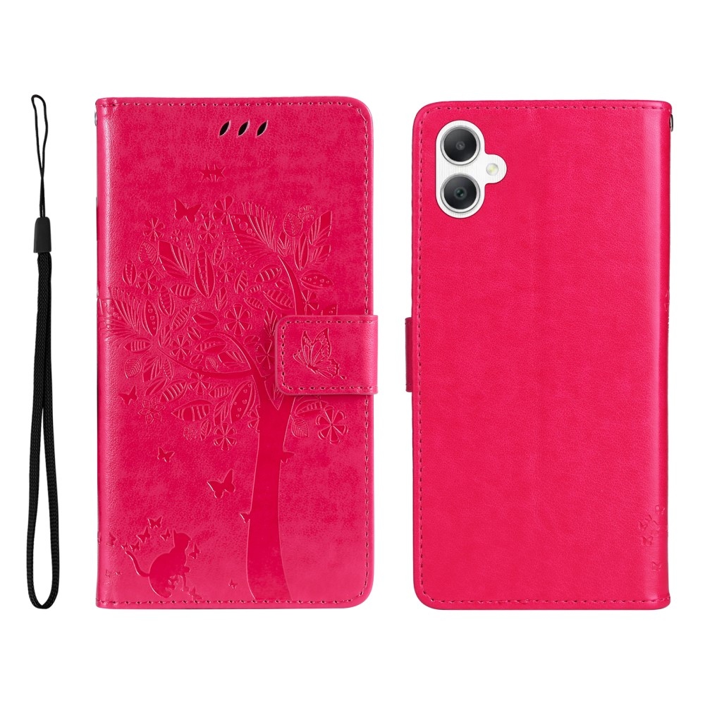Trees knížkové pouzdro na Samsung Galaxy A06 4G - rose