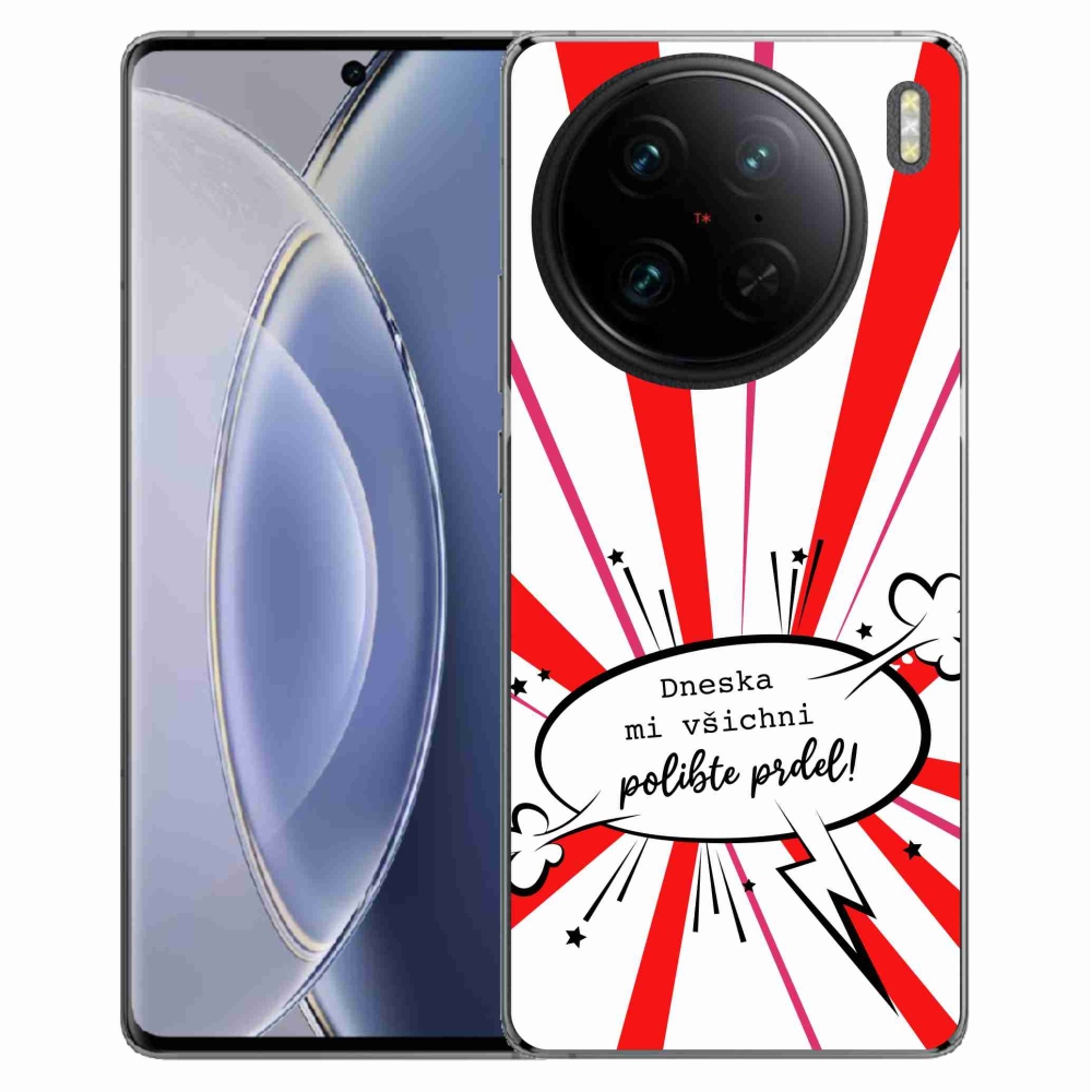Gelový kryt mmCase na Vivo X90 Pro - vtipný text 15 bílé pozadí