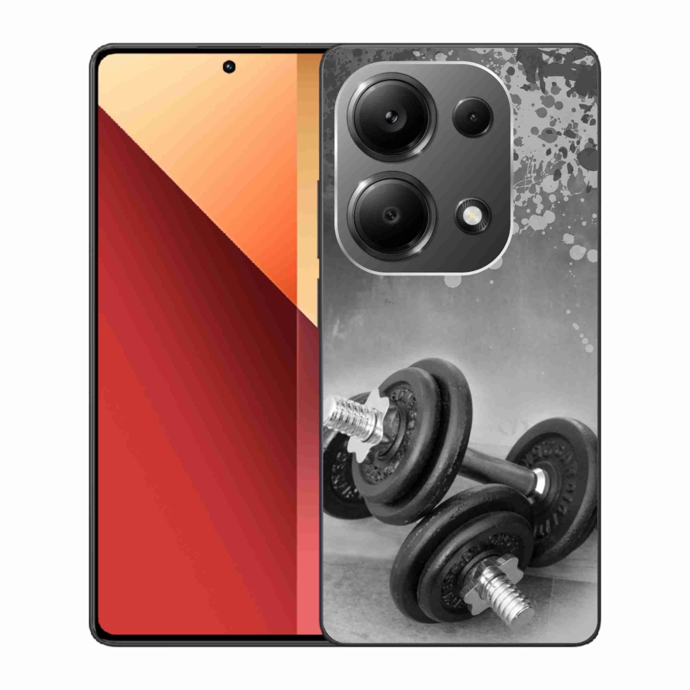 Gelový kryt mmCase na Xiaomi Redmi Note 13 Pro 4G/Poco M6 Pro  - činky 1