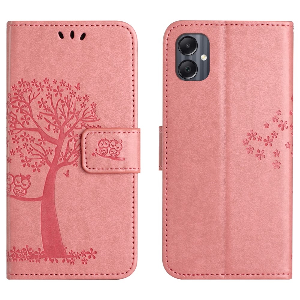 Tree knížkové pouzdro na Samsung Galaxy A07 4G - růžové