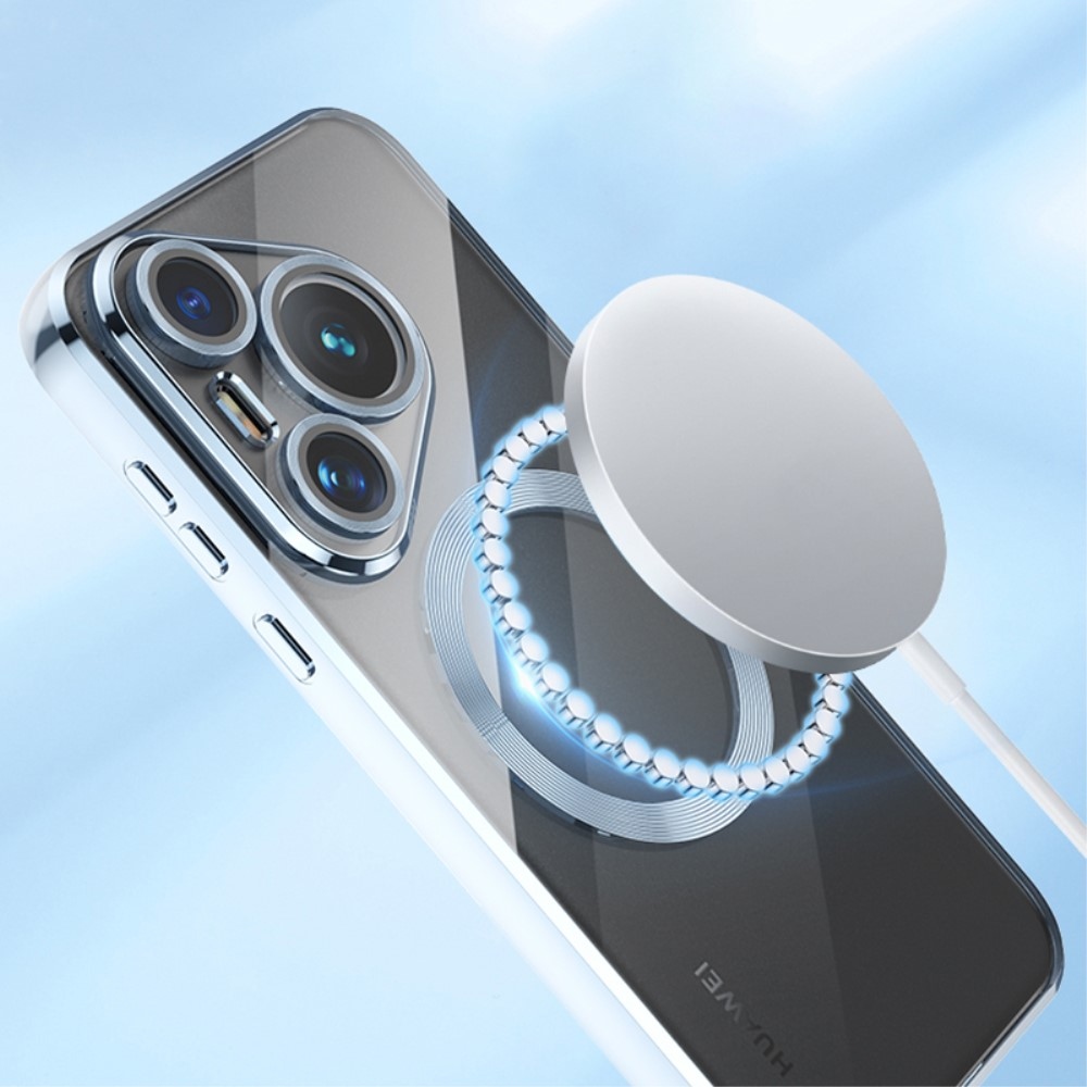 Case gelový obal s ochranou fotoaparátu a podporou MagSafe na Huawei Pura 70 - modrý