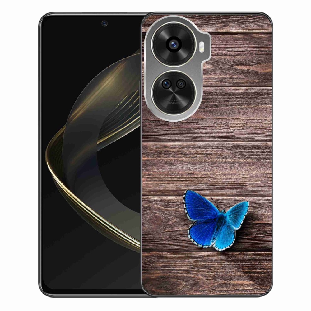 Gelový kryt mmCase na Huawei Nova 12 SE - modrý motýl 1