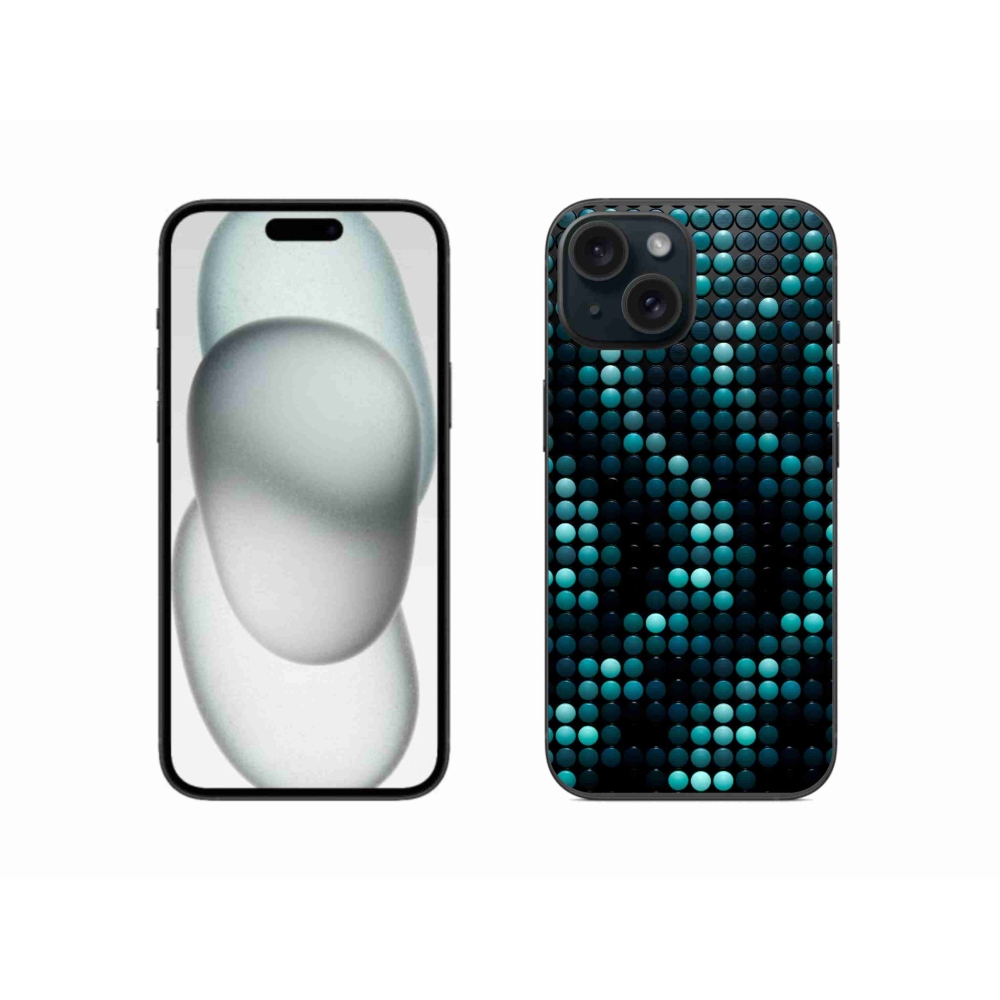 Gelový kryt mmCase na iPhone 15 - abstraktní motiv 15