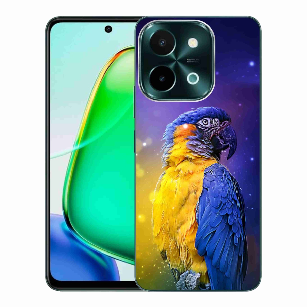 Gelový obal mmCase na Vivo Y28 - papoušek ara 1