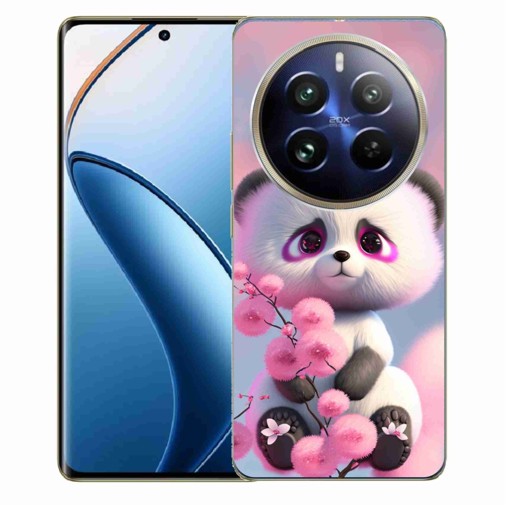 Gelový kryt mmCase na Realme 12 Pro 5G/12 Pro+ 5G - roztomilá panda 1