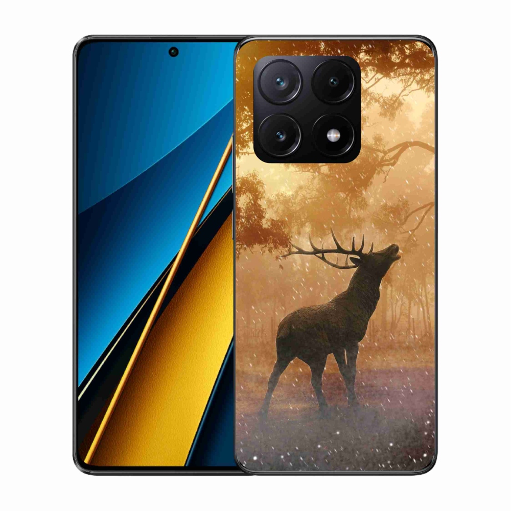 Gelový kryt mmCase na Xiaomi Poco X6 Pro 5G - jelen v říji