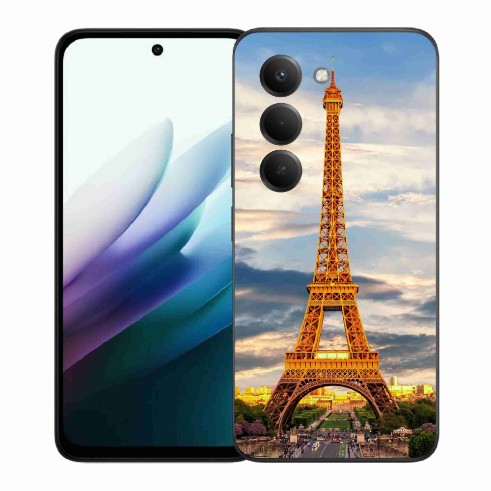 Gelový kryt mmCase na Xiaomi Redmi 15 4G/5G (171mm) - eiffelova věž 3