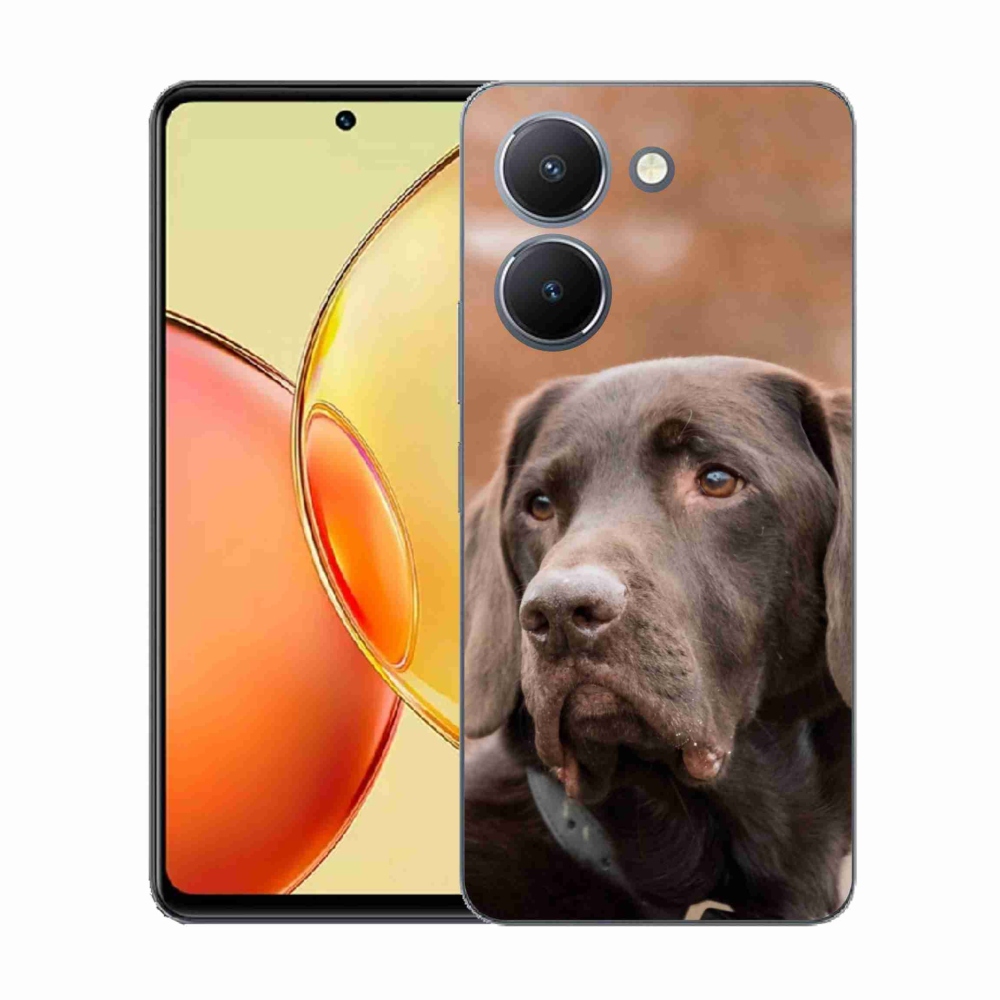 Gelový kryt mmCase na Vivo Y36 - hnědý labrador