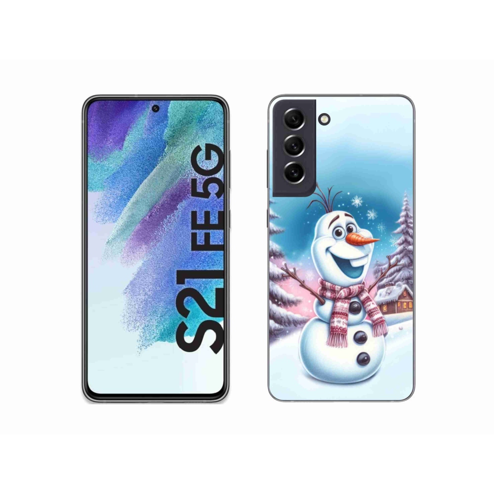 Gelový kryt mmCase na Samsung Galaxy S21 FE 5G - ledové království