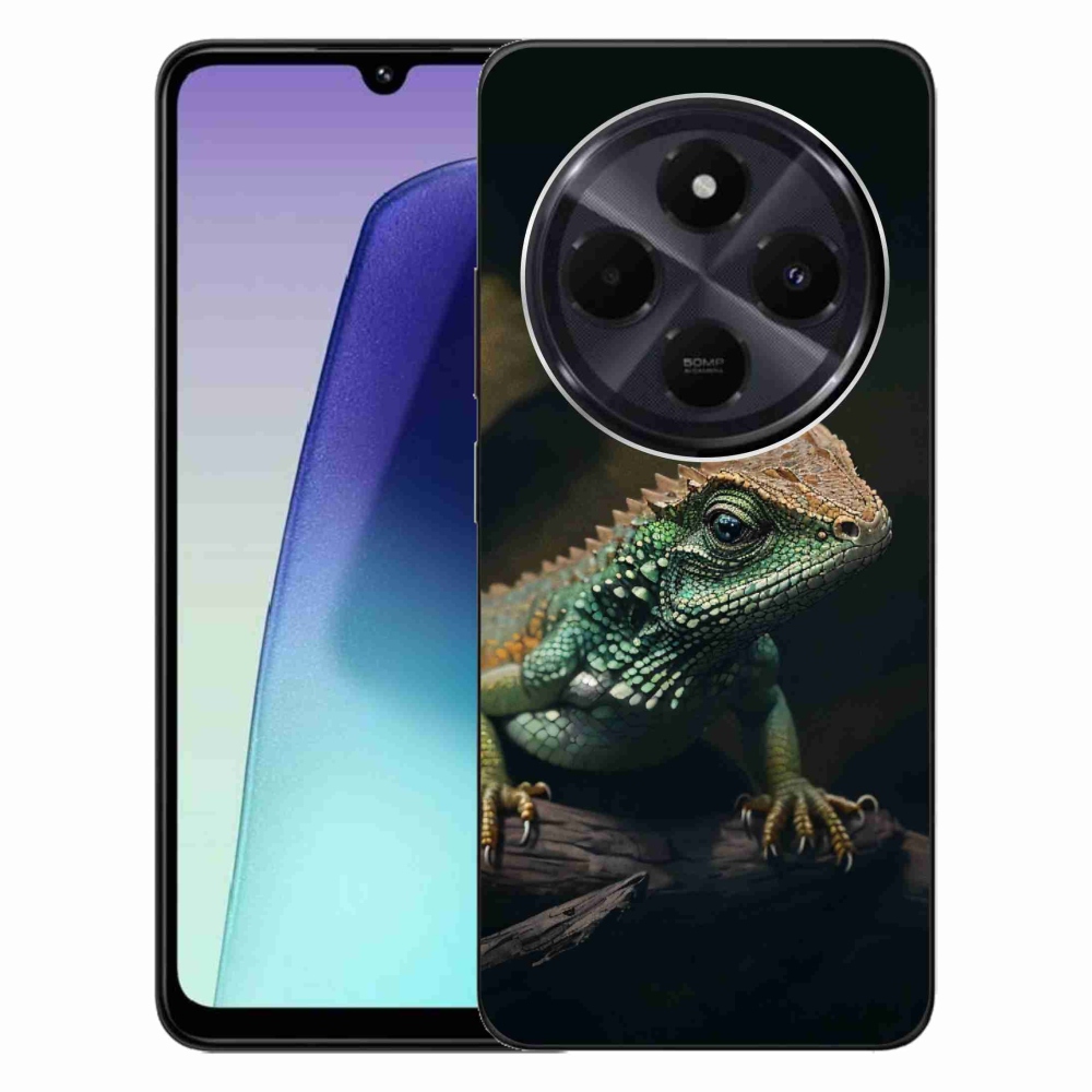 Gelový kryt mmCase na Xiaomi Redmi 14C/Poco C75 - ještěr
