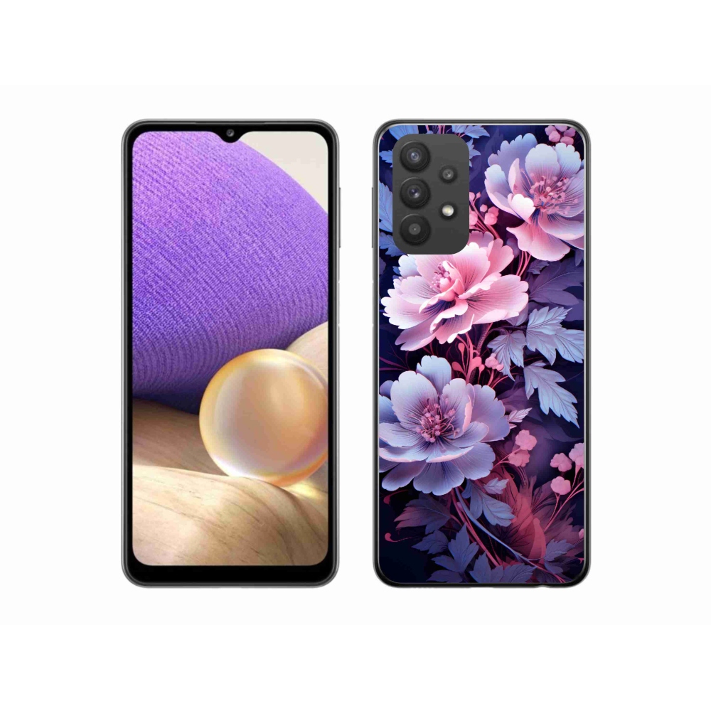 Gelový kryt mmCase na Samsung Galaxy A32 5G - květiny 11